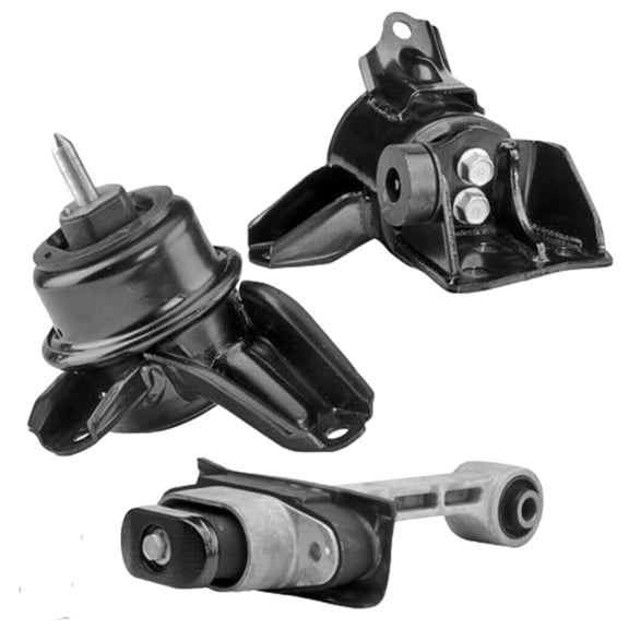 4M Auto Parts Front Lower Engine Torque Strut Mount, Right Engine Mount & Left Transmission Mount 3PCS Part Numbers. 9760, 9905, 9779
