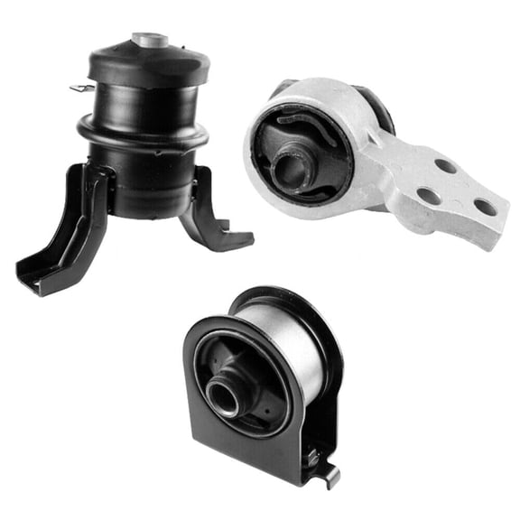 4M Auto Parts Front Lower, Rear & Hydraulic Right Engine Mounts 3PCS Part Numbers. 3222, 3210, 3215