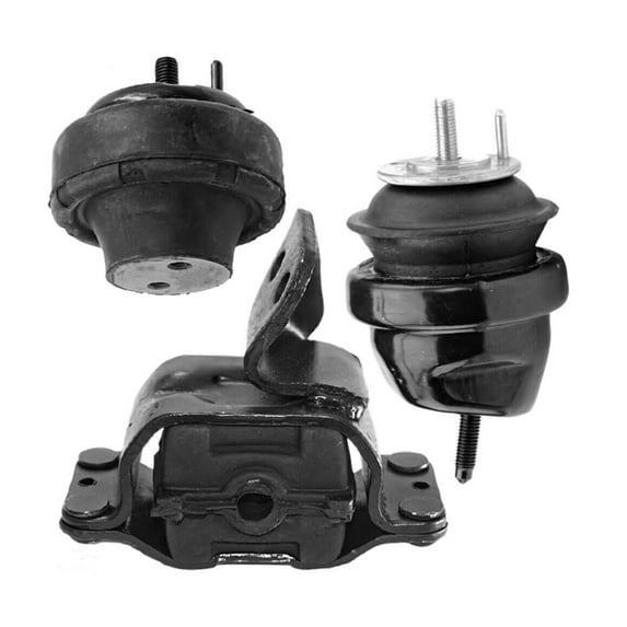 4M Auto Parts Front, Rear Engine Mounts & Left Transmission Mount 3PCS Parts 2931, 2813, 2717