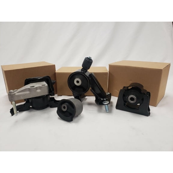 4M Auto Parts. Front, Rear, Hyd. Right Engine Mounts & Left Automatic Transmission Mount Bushing 4PCS Set. Part Numbers 9163-IN 9497 9776 10015