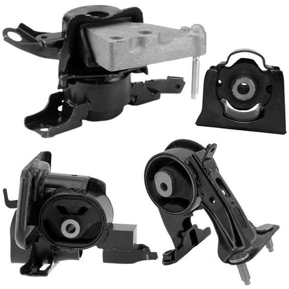 4M Auto Parts. Front, Rear, Hyd. Right Engine Mounts & Rear Automatic Transmission Mount 4PCS Set. Part Numbers 10081 9497 9776 10015
