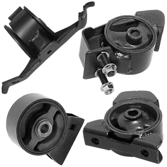 4M Auto Parts Front, Rear & Right Engine Mounts With Left Transmission Mount 4PCS Set. 8189, 8211, 8492, 8233. A6210, A2674, A6297, A6213. (FWD)