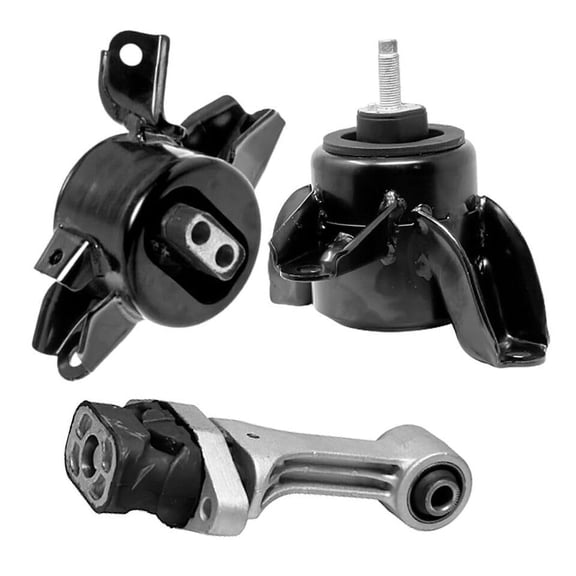 4M Auto Parts. Front, Right Engine Mounts & Manual Transmission Mount 3PCS Set. Part Numbers; 10088, 9797, 9753