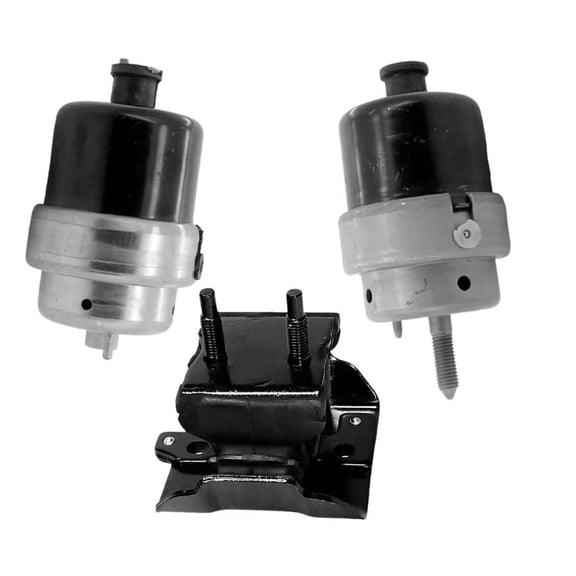 4M Auto Parts Front Right, Front Left Engine Mounts & Rear Transmission Mount 3PCS Part 3559, 3558, 3545