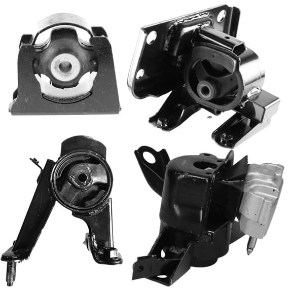 4M Auto Parts Front, Right, Rear & Left Transmission Mount 4PCS Parts 9497 9669 9959 9960