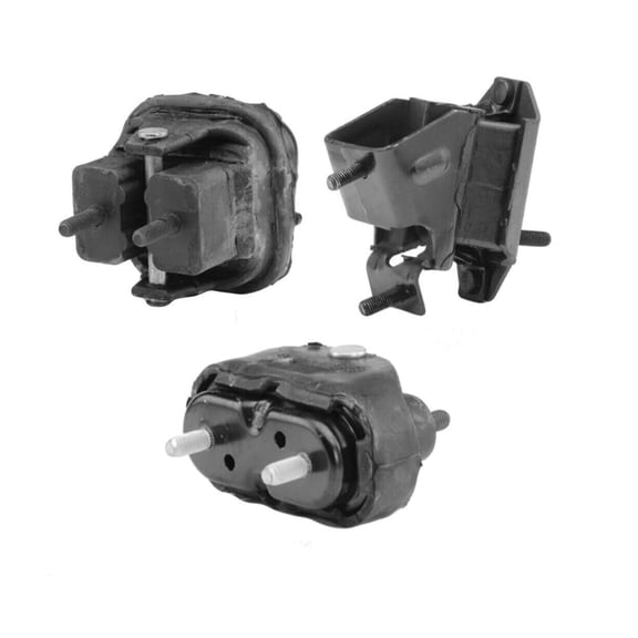 4M Auto Parts Front Right, Rear Right Engine Mounts & Left Transmission Mount 3PCS Parts 3093, 2990, 2712