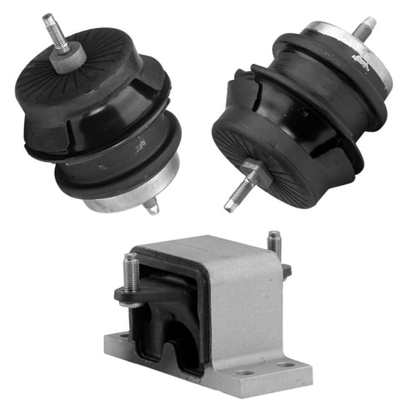 4M Auto Parts. Hydraulic Engine Mounts & Automatic Transmission Mount 3PCS for AWD (All Wheel Drive). Part Numbers: 9933, 9872, 9859