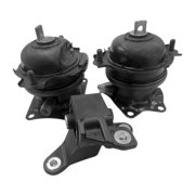 4M Auto Parts. Hydraulic Front, Rear Engine Mounts & Left Automatic Transmission Mount 3PCS Set. Part Numbers 9667 9965 9964. A65057 A45002 A45003