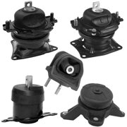 4M Auto Parts Hydraulic Front, Rear & Right Engine Mounts With Left Lower & Hydraulic Left Upper Transmission Mounts 5PCS Set. Parts 9516, 9737, 9696, 9467, 9439.