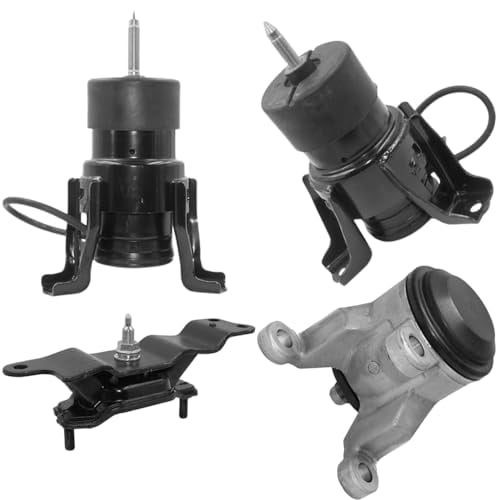 4M Auto Parts Hydraulic Front, Rear, Right Engine Mounts & Left Transmission Mount 4PCS Part Numbers. 9808, 9807, 9622, 9726