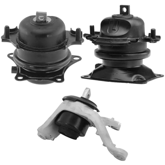 4M Auto Parts Hydraulic Rear, Front & Right Engine Mounts 3PCS Part Numbers. 10181, 9737, 10117