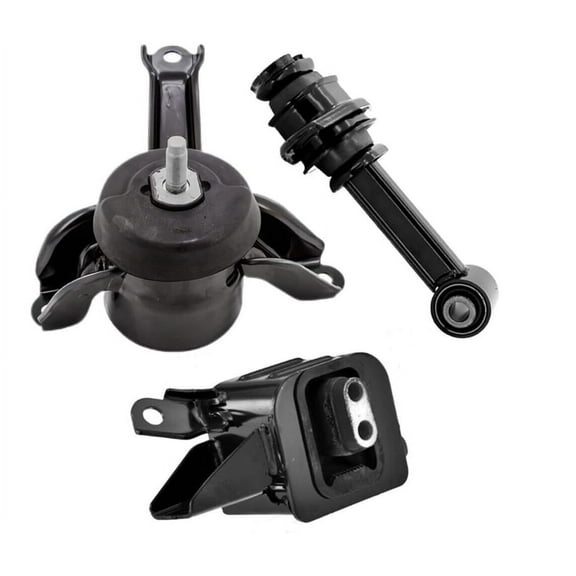 4M Auto Parts Hydraulic Right Engine Mount, Front Lower Engine Torque Strut Mount & Left Transmission Mount 3PCS Parts. 10184, 10187, 10034