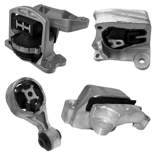 4M Auto Parts Hydraulic Right Engine Mount, Right Upper, Rear Lower Engine Torque Strut Mounts & Hydraulic Left Transmission Mount 4PCS Part Numbers. 10204, 10190, 10191, 10207