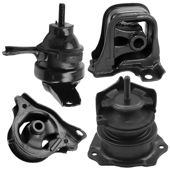 4M Auto Parts Left, Rear, Front Engine Mounts & Right Automatic Transmission Mount 4PCS Set Parts 8899, 8845, 8801, 8799. A6583 A6564 A6572 A6570 (1ST Design)