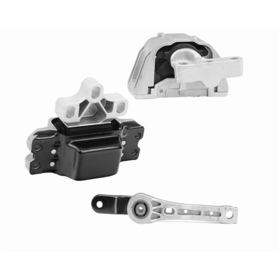 4M Auto Parts Rear Engine Torque Strut Mount, Hydraulic Right Engine Mount & Hydraulic Left Transmission Mount 3PCS Parts. 9817, 9092, 9262