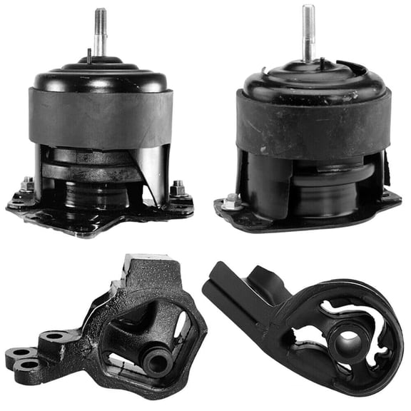 4M Auto Parts Rear, Front, Front Right Engine Mounts & Left Transmission Mount 4PCS Set Parts A4529, 9178, 8900, 8896
