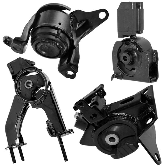 4M Auto Parts. Rear, Front, Hydraulic Front Right Engine Mounts & Left Manual Transmission Mount 4PCS Set. Parts 9158 9715 9679 9701. A72011 A62037HY A62063 A72012