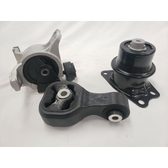 4M Auto Parts. Rear & Hydraulic Right Engine Mounts With Left Automatic Transmission Mount 3Pcs Set, for i-VTEC Engines, Part Numbers: 10031 9533 9602