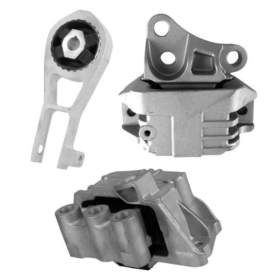 4M Auto Parts. Rear Lower, Hydraulic Right Engine Mounts & Left Transmission Mount 3PCS Set. Part Numbers: 3469, 3487, 3477