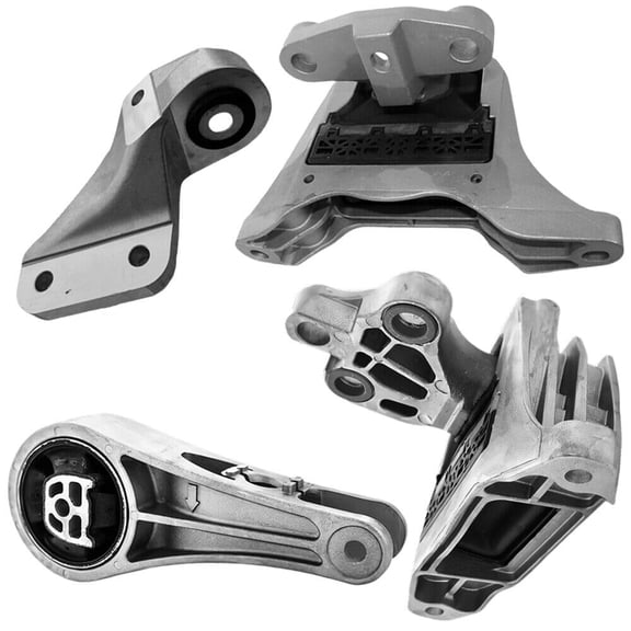 4M Auto Parts Rear, Rear Lower & Hydraulic Right Engine Mount With Hydraulic Left Automatic Transmission Mount 4PCS Set. Parts 3530, 23393482, 3515, 3528. (AWD)