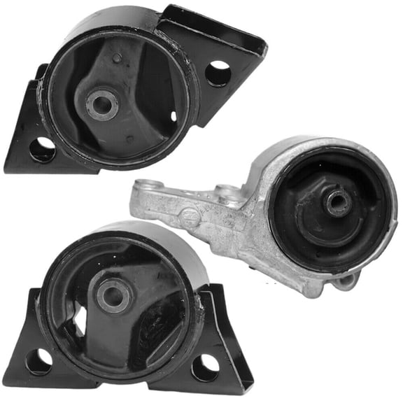 4M Auto Parts. Rear, Right & Front Engine Mounts 3PCS for 2ND Design, Automatic Transmission Only. Part Numbers: 8994, 8681, 8682