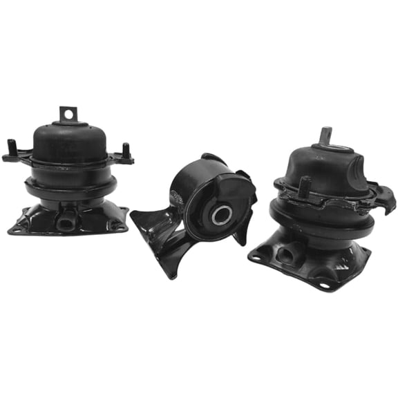 4M Auto Parts Right Engine Mount, Hydraulic Front & Rear Engine Mounts 3PCS Set. Parts 9415, 9737, 9662. A4587, A4575EL, A65017EL