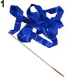 thumbnail image 1 of 4M Colorful Dance Ribbon Gym Rhythmic Art Gymnastic Streamer Twirling Rod Stick, 1 of 7