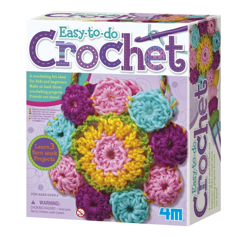 Crochet Kit Beginners Crochet Set Kids With Yarn For Crocheting