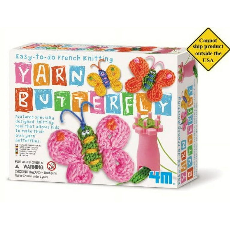 4M Easy-To-Do French Knitting Yarn Butterfly Kit 