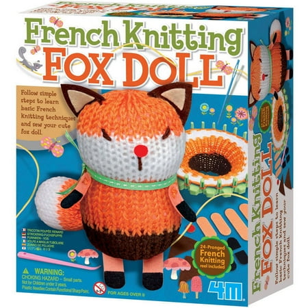 4M French Knitting Fox Doll