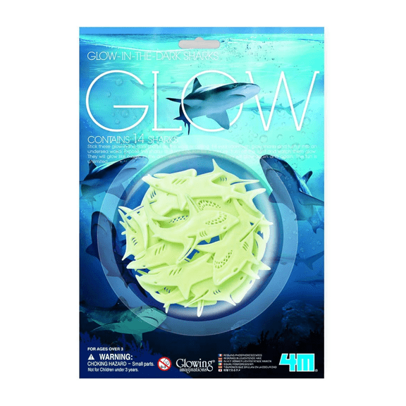 4M - Glow-in-The - Dark Sharks