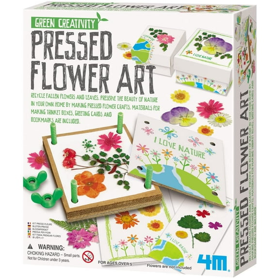 4M Green Creativity Pressed Flower Art Kit Multi