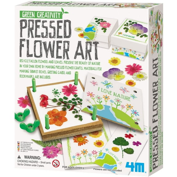 4M Green Creativity Pressed Flower Art Kit Multi
