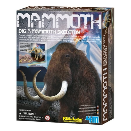 4M KidzLabs Dig A Mammoth Skeleton Kit