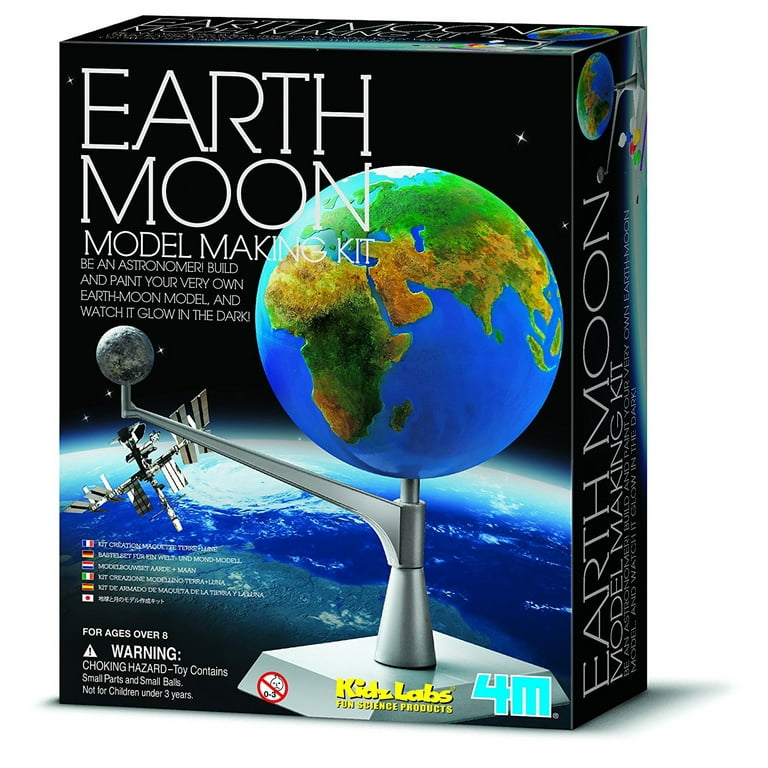 4M KidzLabs Earth and Moon Model Kit - Walmart.com