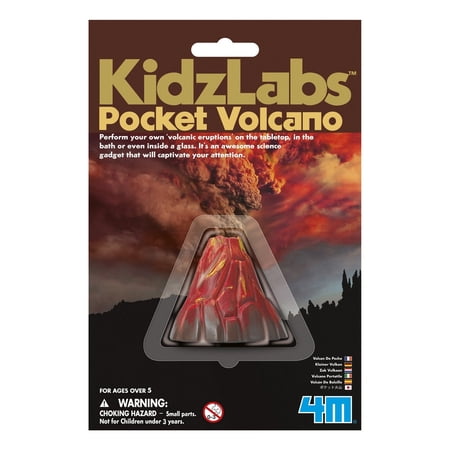 4M KidzLabs Pocket Volcano Science Experiment Kit