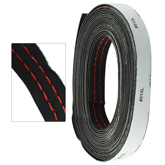 4M PU Leather Car Dashboard Decor Line Strip Sticker Moulding Trim Accessories