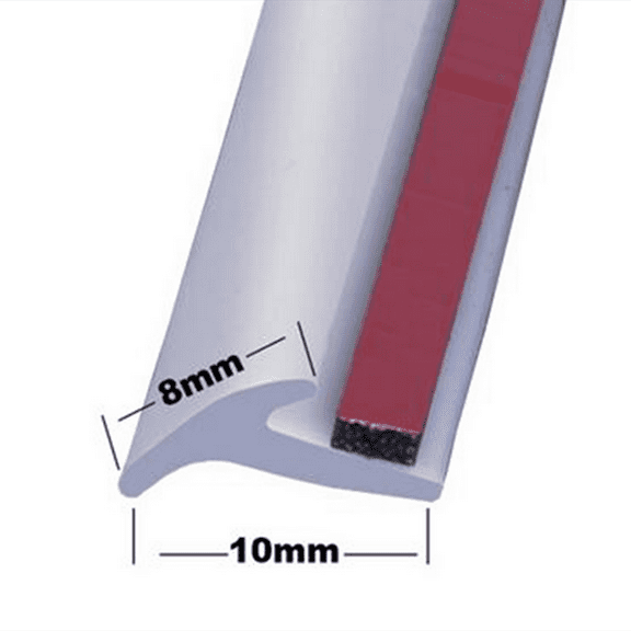 4M Rubber T-Shape Car Door Seal Strip Hood Trunk Edge Weatherstrip Moulding Trim