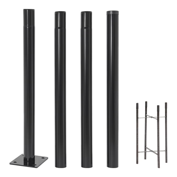 4M Street Light Pole, Street Lamp Post, Outdoor Street Courtyard Parking Lot Lighting Post 76mm