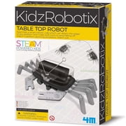 4M KidzRobotix - Table Top Robot - DIY Build A Smart Crab Toy, Motorized Crab-Walk Action, Edge Detection, Snap Assembly, Science Kit, STEAM, Kids 8+