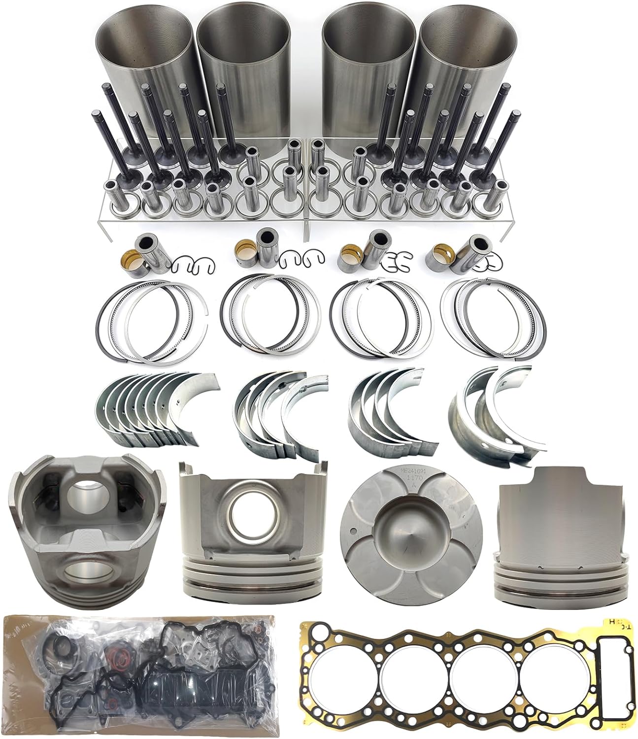 4M50 Engine Overhaul Rebuild Kit For Mitsubishi 4M50 4M50T Engine Parts ...