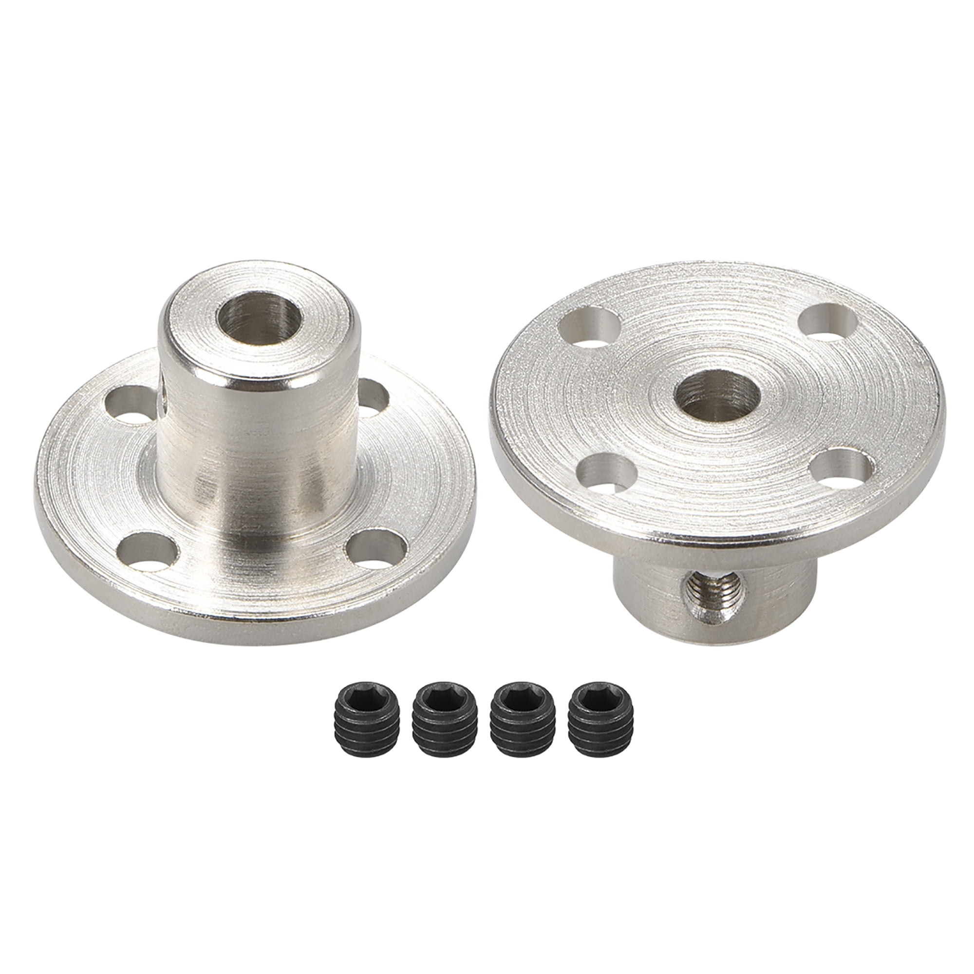 Accouplement Rigide Avec Bride Pour Arbre Moteur, 4mm Intérieur - H12*D10, Par Uxcell