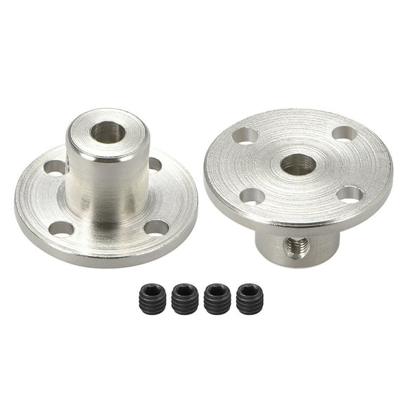 4MM Inner Dia H12*D10 Rigid Flange Coupling Motor Guide Shaft Coupler Motor Connector 2PCS for DIY Parts