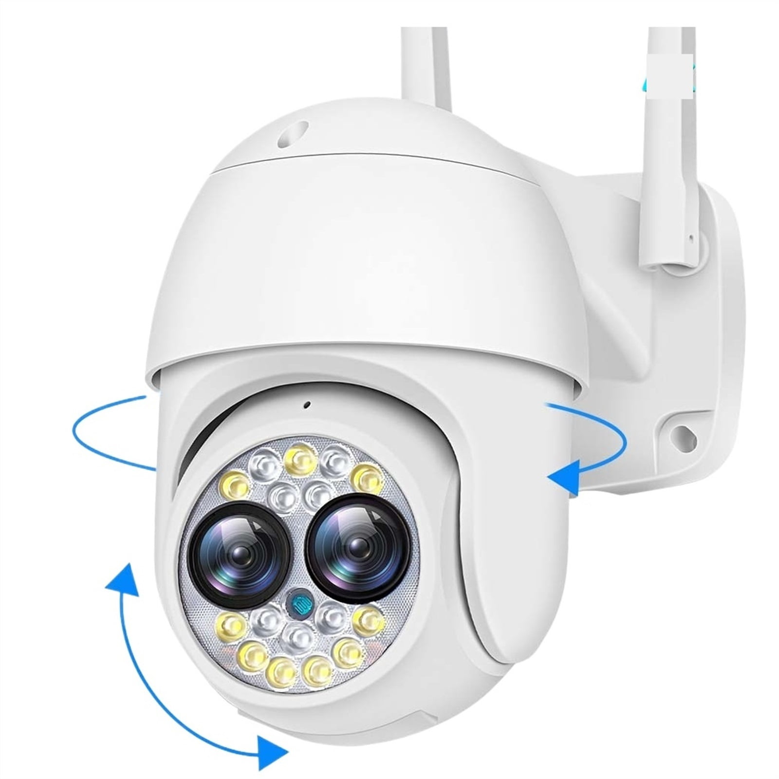 Outdoor Wireless Security Cameras Near Me 4MP 2K Camera Outdoor Wireless Security Camera PTZ 12X Zoom AI Human