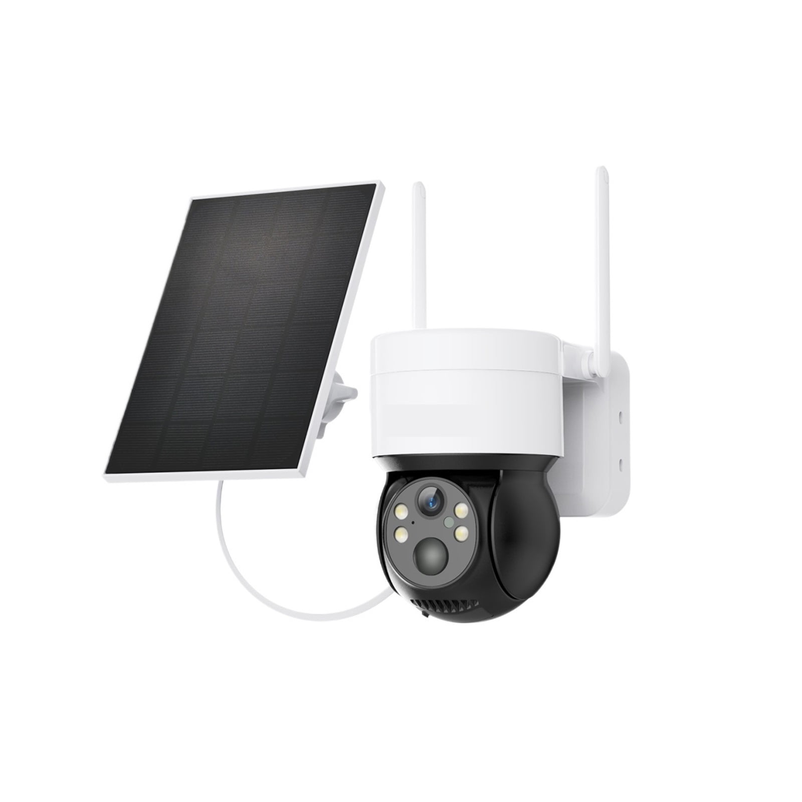 4MP 2K Solar Camera Supports Two-way Audio 2.4G WIFI Connection H.264 ...