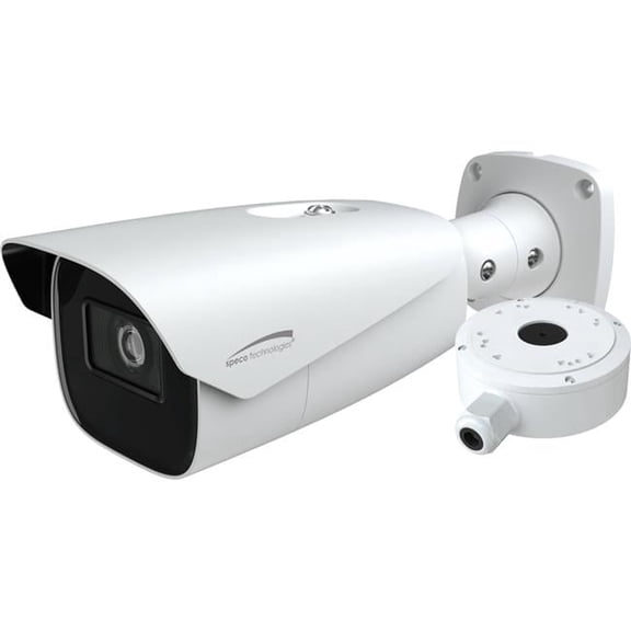 4MP H.265 AI Network Bullet Camera with IR, 2.8 mm Lens & White Housing