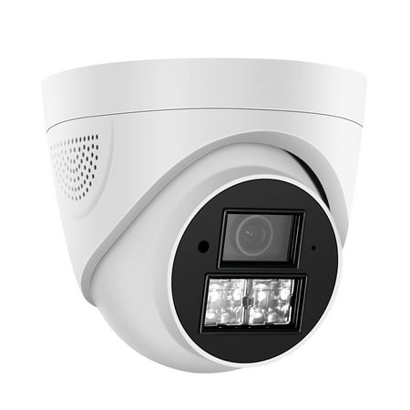 4MP POE IP Camera Security Camera Monitor Camera Infrared Night Vision 3.6mm Wide Angle Lens Indoor Outdoor Surveillance Camera with One-way Audio Microphone Wall Mountable