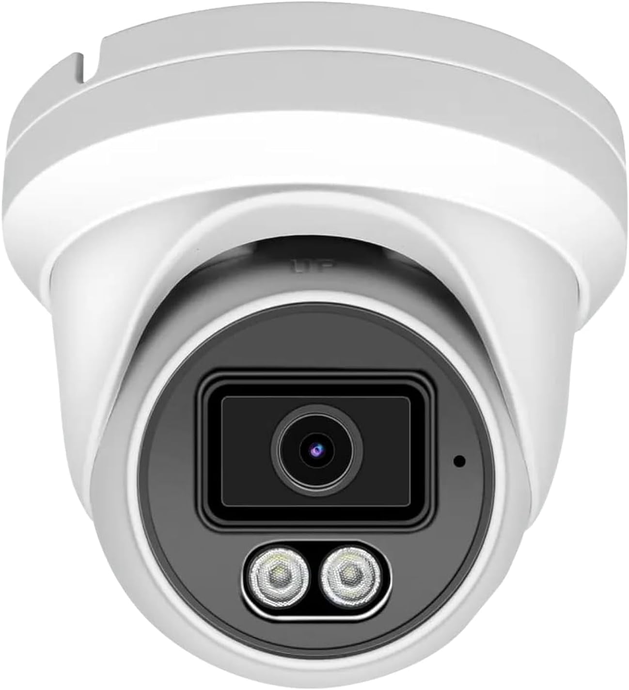 4MP PoE IP Turret Dome Camera with Microphone/Audio, IP Security Camera ...