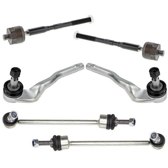 4Matic All Wheel Drive 07-13 for Mercedes-Benz S550 Tie Rods Sway Bar Links 6pc
