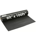 thumbnail image 1 of 4Mil Black LDPE Plastic Sheeting Tarp - (6ft x 100ft) - Recyclable and Waterproof Cover, 1 of 7